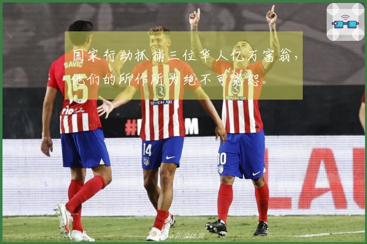 国家行动抓捕三位华人亿万富翁，他们的所作所为绝不可宽恕。